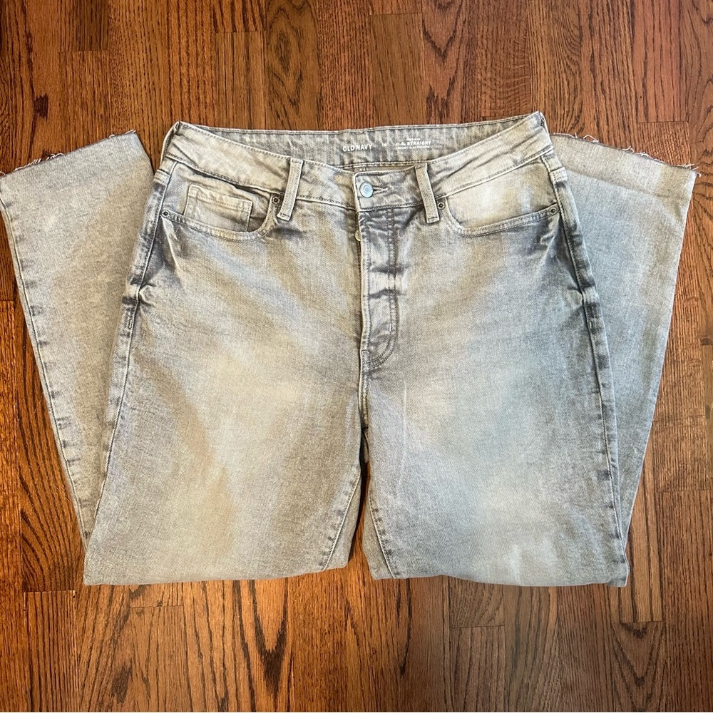 Old Navy OG Straight Gray Jeans
